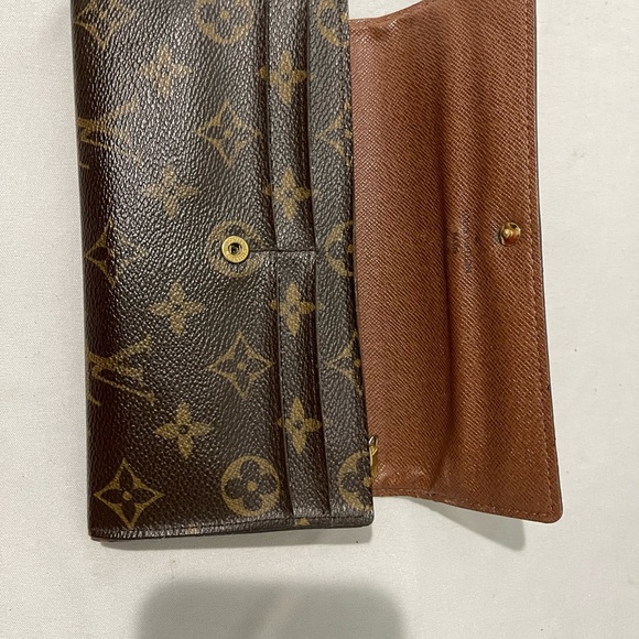 Authentic Louis Vuitton Long Wallet Portefeuille Sarah Wallet Old Model - Picture 17 of 17